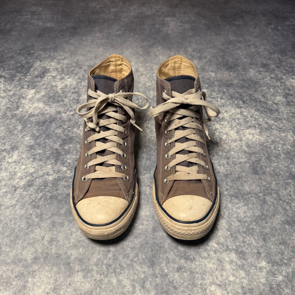 VTG Converse Chuck Taylor All Star High Top Navy Blue Faded Men 7.5 Women 9.5